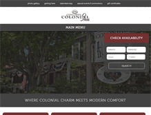 Tablet Screenshot of concordscolonialinn.com